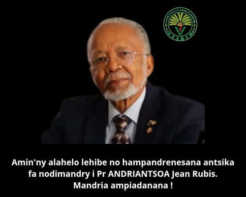 Pr Andriantsoa Jean Rubis Pr Andriantsoa Jean Rubis